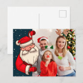 Santa Claus Peking Kerstkerst Briefkaart (Voorkant / Achterkant)