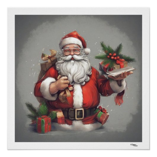 Santa Claus Perfect Poster (Voorkant)