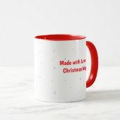 Santa Claus Personaliseer Christmas Coffee Mok (Voorkant rechts)