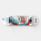 Santa Claus Persoonlijk Skateboard (Horizontaal)