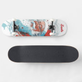 Santa Claus Persoonlijk Skateboard (Horizontaal)