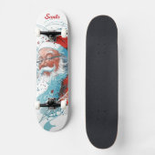 Santa Claus Persoonlijk Skateboard (Voorkant)