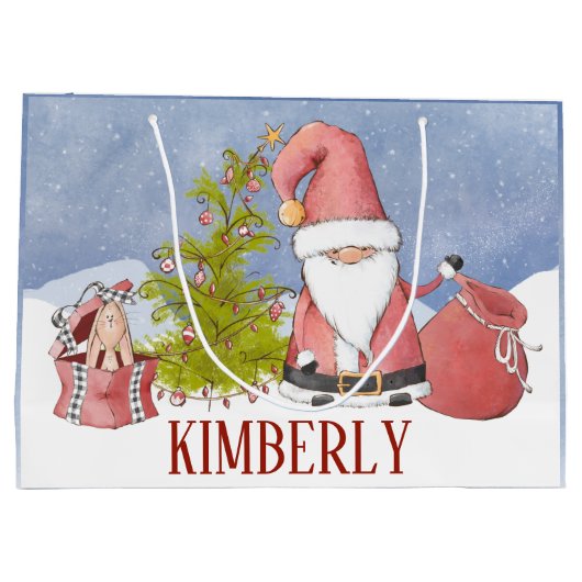 Santa Claus Persoonlijke kerstcadeau voor grote ca Groot Cadeauzakje