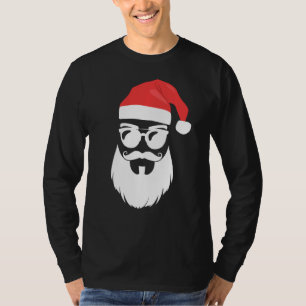 Santa Claus Pet zonnebril Beard Santa Ugly Christu T-shirt