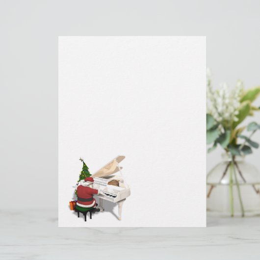 Santa Claus Pianist (Staand voorkant)