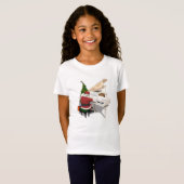 Santa Claus Pianist T-shirt (Voorkant volledig)