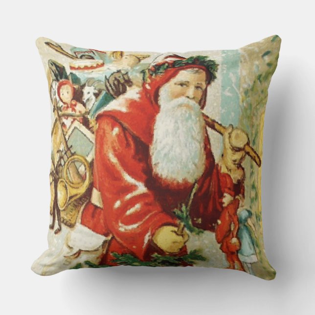 Santa Claus - Pillow Kussen (Voorkant)