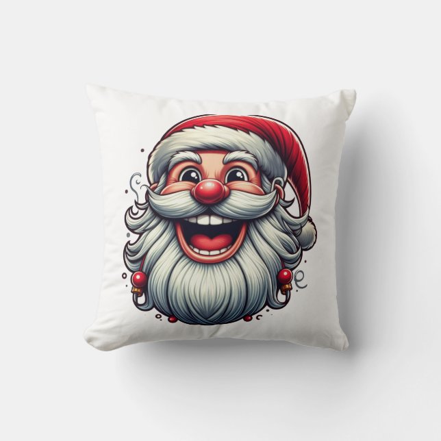 Santa Claus Pillow Kussen (Voorkant)
