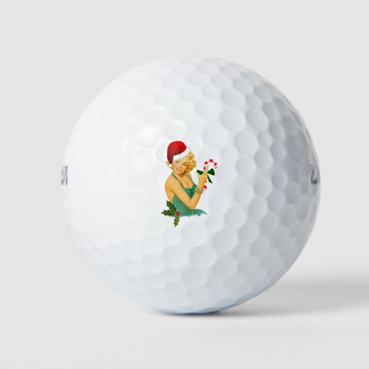 santa claus pin golfballen (Voorkant)