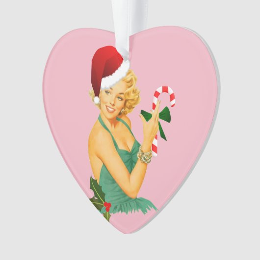 santa claus pin ornament (voorkant)