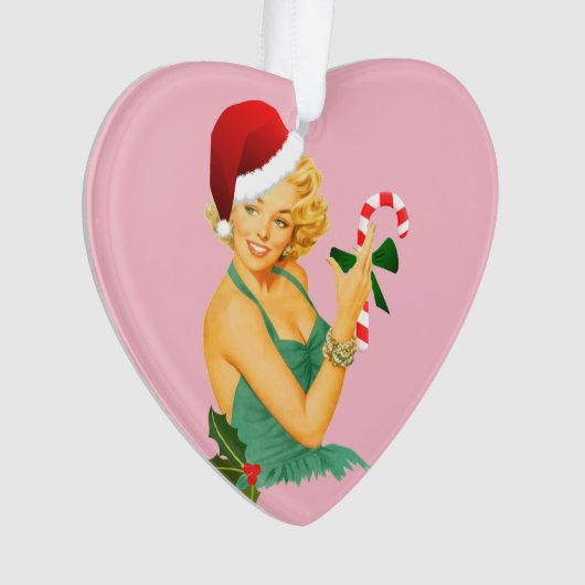 santa claus pin ornament (voorkant)