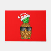 Santa Claus Pineapple Deurmat (Voorkant)