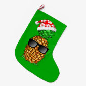 Santa Claus Pineapple Grote Kerstsok (Voorkant (Hangend))