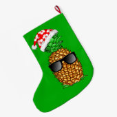 Santa Claus Pineapple Grote Kerstsok (Achterkant (Hangend))