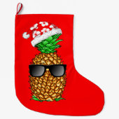 Santa Claus Pineapple Grote Kerstsok (Voorkant)