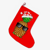 Santa Claus Pineapple Grote Kerstsok (Voorkant (Hangend))