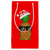 Santa Claus Pineapple Klein Cadeauzakje (Voorkant)