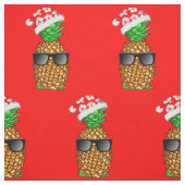 Santa Claus Pineapple Stof (Swatch)