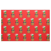 Santa Claus Pineapple Stof (Fat Quarter)