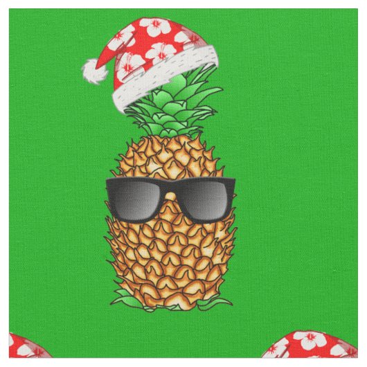 Santa Claus Pineapple Stof (Close Up)