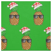 Santa Claus Pineapple Stof (Swatch)