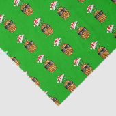 Santa Claus Pineapple Tissuepapier (Detail)