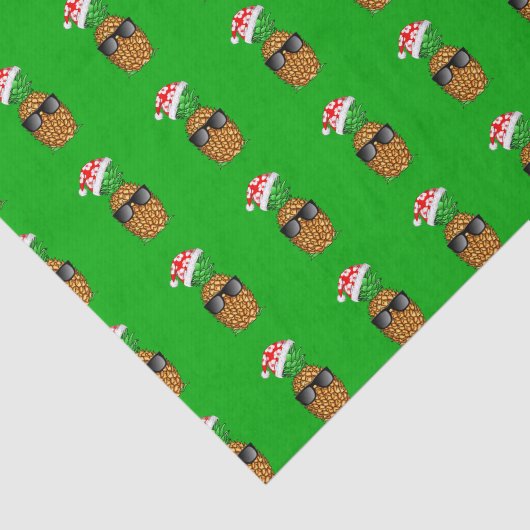 Santa Claus Pineapple Tissuepapier (Detail)