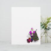 Santa Claus Pink Ribbons (Staand voorkant)