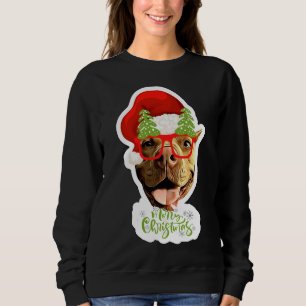 Santa Claus Pitbull Hond Trui