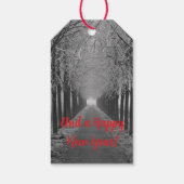 Santa Claus Pixelart Merry Christmas, Pixel Art  Cadeaulabel (Achterkant)