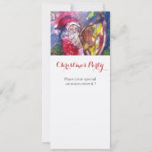 SANTA CLAUS PLAYING HARP CHRISTMAS PARTY Program Kaart (Achterkant)