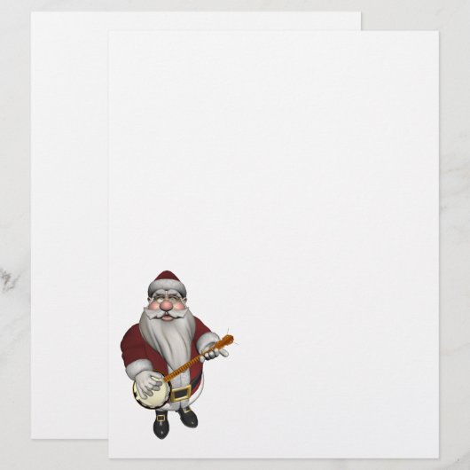 Santa Claus Plays Banjo (Voorkant / Achterkant)