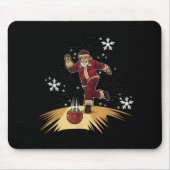 Santa Claus Plays Bowling Xmas Gift For Your Bow T Muismat (Voorkant)