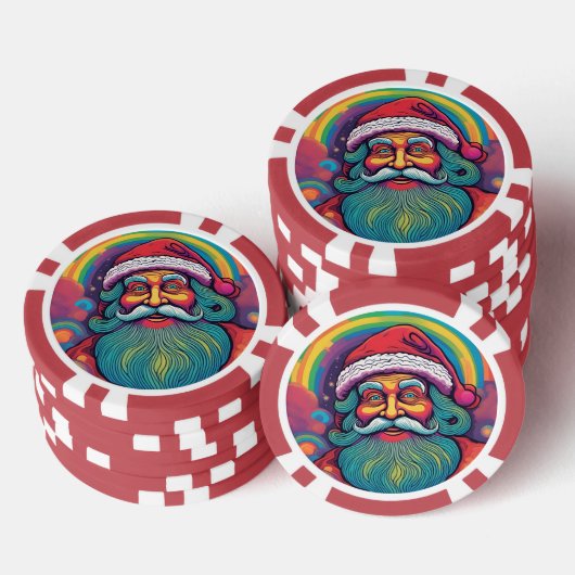 Santa Claus Poker Chips (Opstapeling)