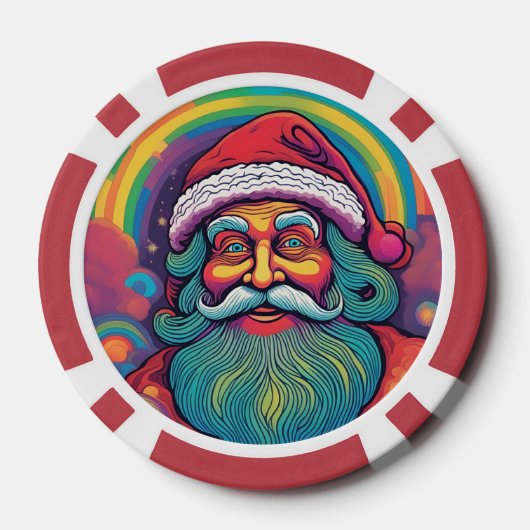 Santa Claus Poker Chips (Achterkant)