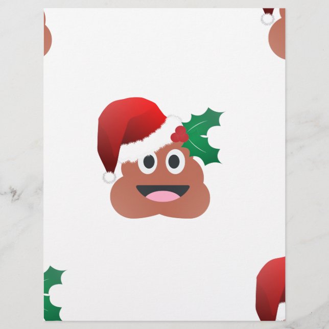 santa claus poop emoji (Voorkant)