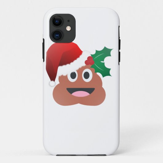 santa claus poop emoji Case-Mate iPhone case (Achterkant)