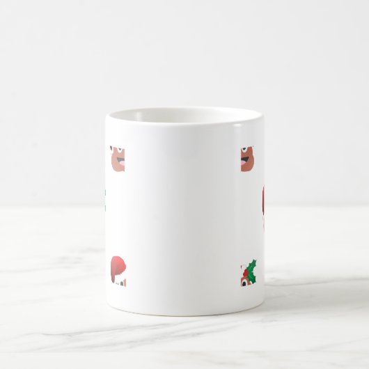 santa claus poop emoji koffiemok (Center)