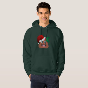 santa claus poop emoji mannen overdekt sweatshirt