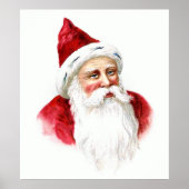 Santa Claus Portrait Poster (Voorkant)