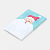 Santa Claus Post-it® Notes (Schuin)