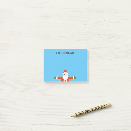 Santa Claus Post-it® Notes (Op bureau)