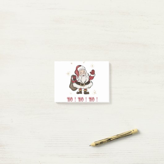 Santa Claus Post-it® Notes (Op bureau)