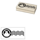 Santa Claus Post Kantoor Rubberstempel (Gestempeld)