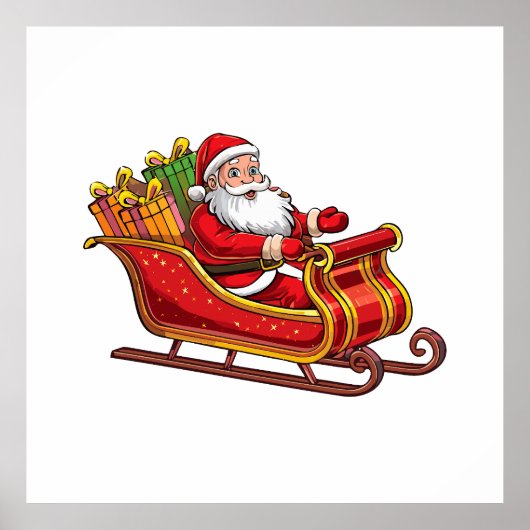 Santa claus poster (Voorkant)