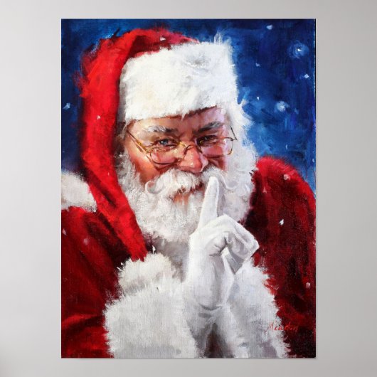 santa claus poster (Voorkant)
