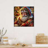 Santa Claus Poster (Keuken)