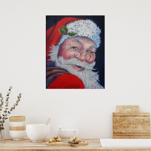Santa Claus Poster (Keuken)