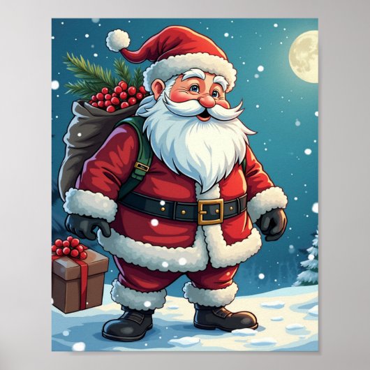 Santa Claus Poster (Voorkant)