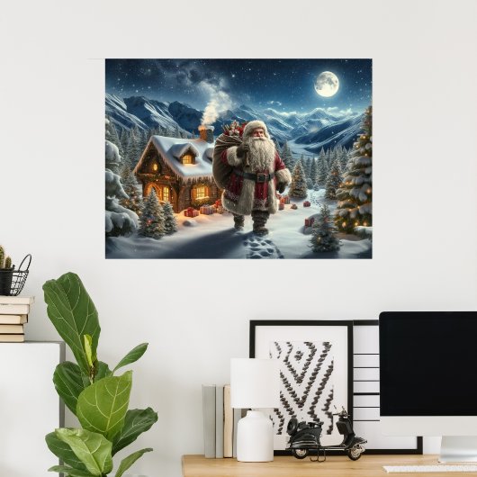 Santa Claus Poster (Thuiskantoor)